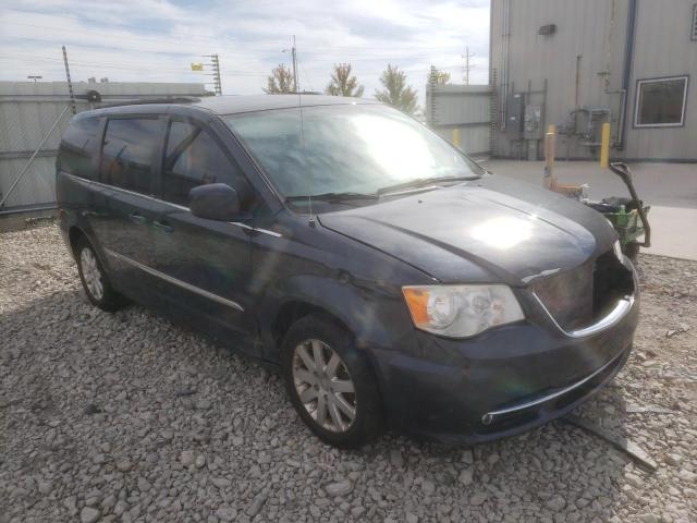 2C4RC1BG1ER236667 - 2014 CHRYSLER TOWN & COU BLUE photo 1