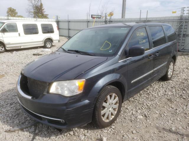 2C4RC1BG1ER236667 - 2014 CHRYSLER TOWN & COU BLUE photo 2