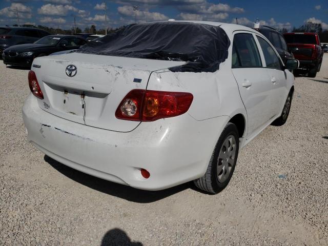 JTDBL40E799078805 - 2009 TOYOTA COROLA WHITE photo 4