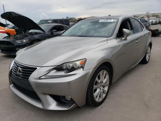 JTHCF1D23E5000435 - 2014 LEXUS IS 250 TAN photo 2