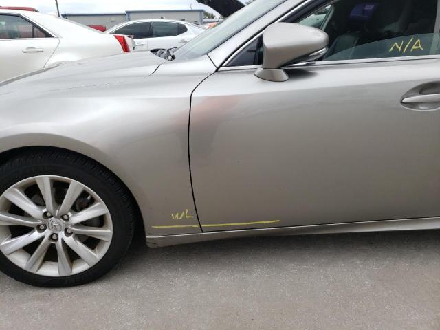 JTHCF1D23E5000435 - 2014 LEXUS IS 250 TAN photo 9