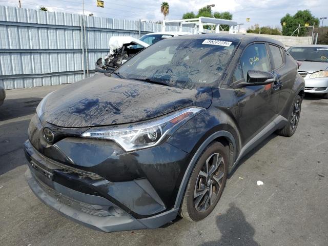 JTNKHMBX5K1033166 - 2019 TOYOTA C-HR XLE BLACK photo 2