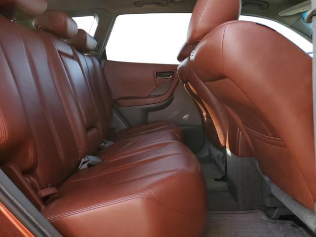 JN8AZ08W75W405073 - 2005 NISSAN MURANO SL ORANGE photo 6