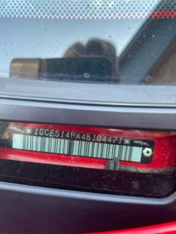 1GCES14PX4B104471 - 2004 CHEVROLET SSR 红色 照片 10