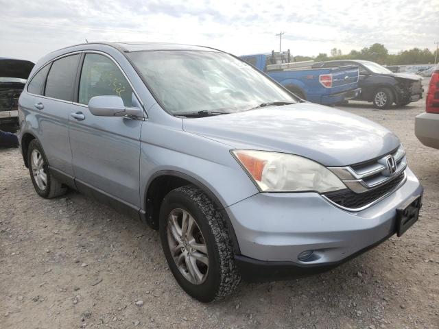 5J6RE4H73AL031724 - 2010 HONDA CR-V EXL BLUE photo 1