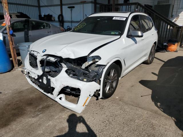 5UXTS3C56K0Z04663 - 2019 BMW X3 XDRIVEM WHITE photo 2