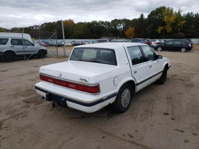 1B3XC56R4LD877601 - 1990 DODGE DYNASTY LE WHITE photo 4