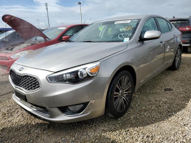 KNALN4D75E5162470 - 2014 KIA CADENZA PR SILVER photo 2