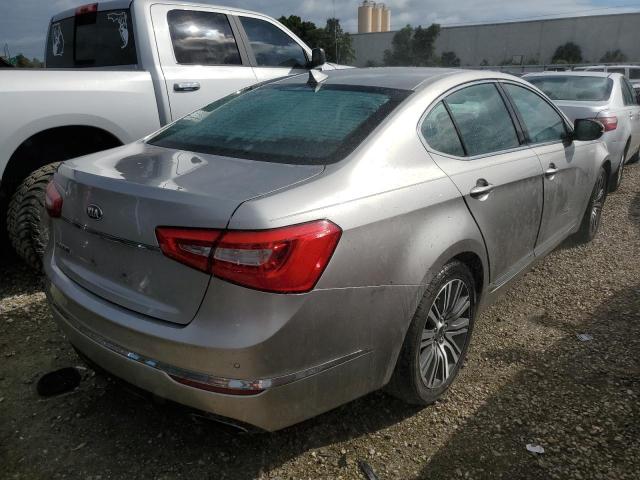 KNALN4D75E5162470 - 2014 KIA CADENZA PR SILVER photo 4