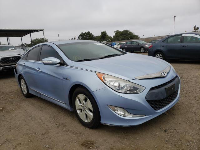 KMHEC4A47CA055254 - 2012 HYUNDAI SONATA HYB BLUE photo 1