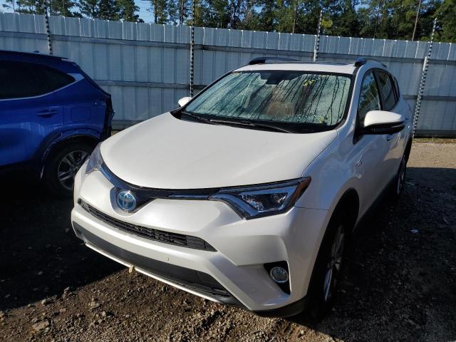 JTMDJREV3HD108589 - 2017 TOYOTA RAV4 HV LI WHITE photo 2