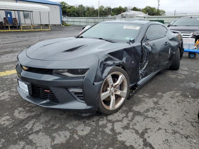 1G1FH1R70H0123715 - 2017 CHEVROLET CAMARO SS CHARCOAL photo 2