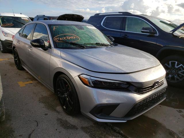 2HGFE2F5XNH544357 - 2022 HONDA CIVIC SPOR SILVER photo 1