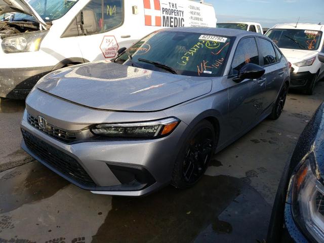 2HGFE2F5XNH544357 - 2022 HONDA CIVIC SPOR SILVER photo 2