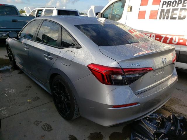2HGFE2F5XNH544357 - 2022 HONDA CIVIC SPOR SILVER photo 3