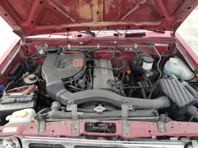 1N6SD11S3MC397434 - 1991 NISSAN TRUCK SHOR RED photo 7