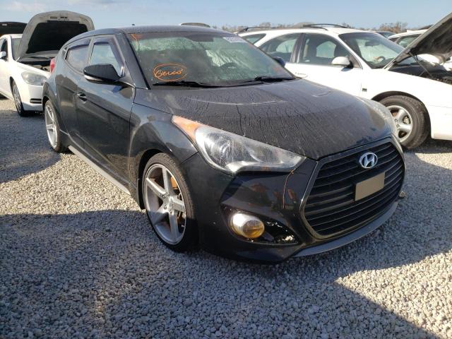 KMHTC6AE9DU095248 - 2013 HYUNDAI VELOSTER T BLACK photo 1