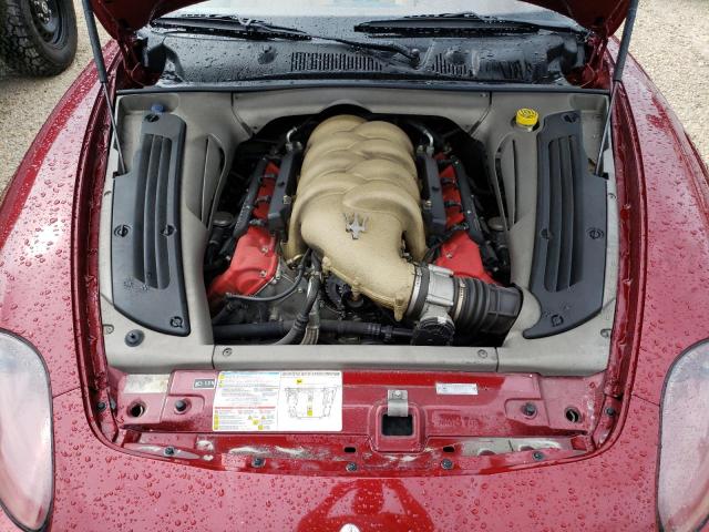 ZAMBB18A540011132 - 2004 MASERATI SPYDER CAM RED photo 7