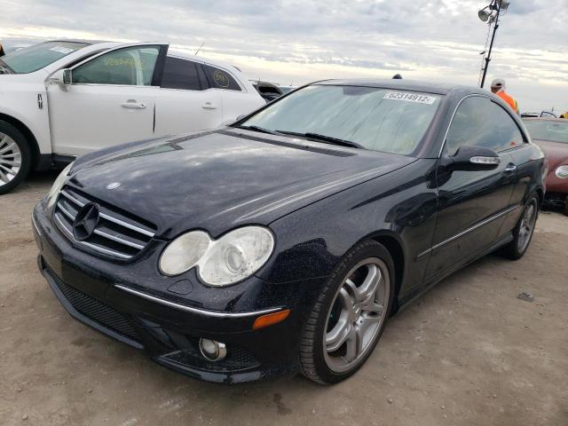 WDBTJ72H08F242168 - 2008 MERCEDES-BENZ CLK 550 BLACK photo 2