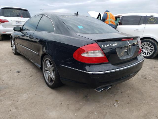 WDBTJ72H08F242168 - 2008 MERCEDES-BENZ CLK 550 BLACK photo 3