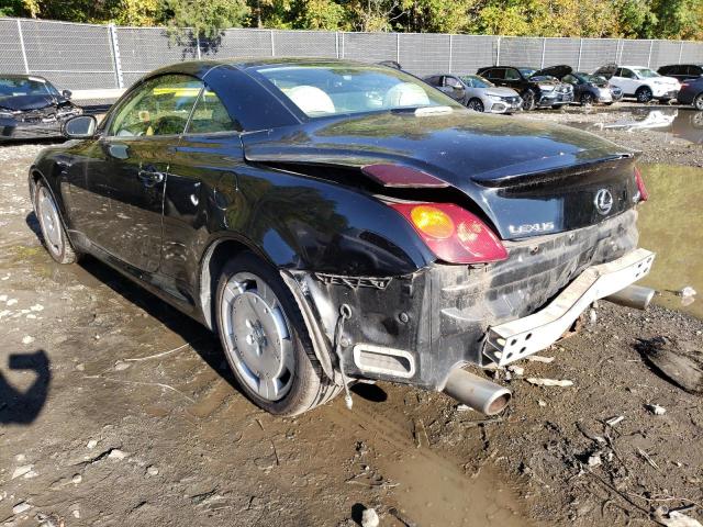 JTHFN48Y730038325 - 2003 LEXUS SC 430 BLACK photo 3