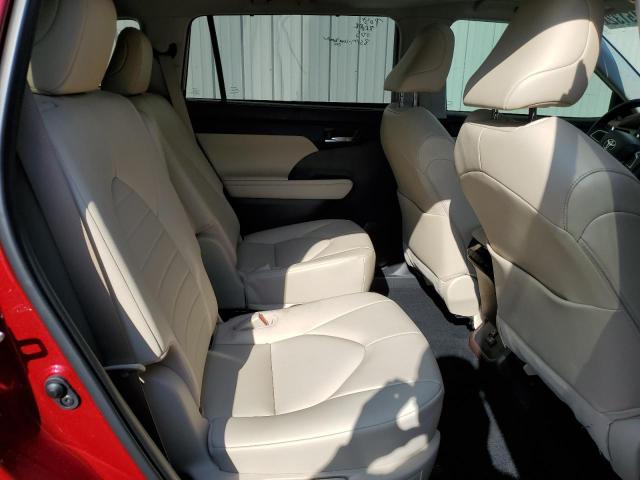 5TDGZRAH0NS549117 - 2022 TOYOTA HIGHLANDER RED photo 6