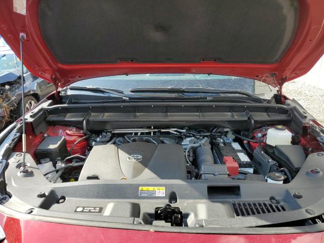 5TDGZRAH0NS549117 - 2022 TOYOTA HIGHLANDER RED photo 7