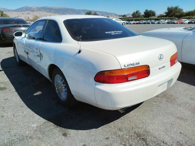 JT8JZ31C2P0010834 - 1993 LEXUS SC 300 WHITE photo 3