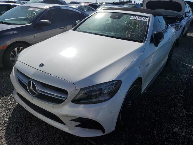 WDDWK6EB3KF831807 - 2019 MERCEDES-BENZ C 43 AMG WHITE photo 2