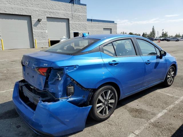 3N1CN8EV8LL867643 - 2020 NISSAN VERSA SV BLUE photo 4