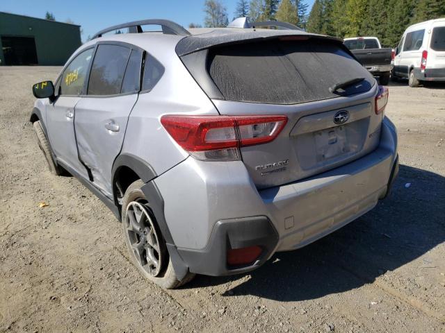 JF2GTAECXK8377648 - 2019 SUBARU CROSSTREK SILVER photo 3