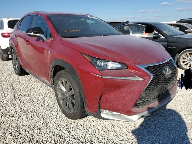 JTJYARBZ1F2018856 - 2015 LEXUS NX 200T RED photo 1