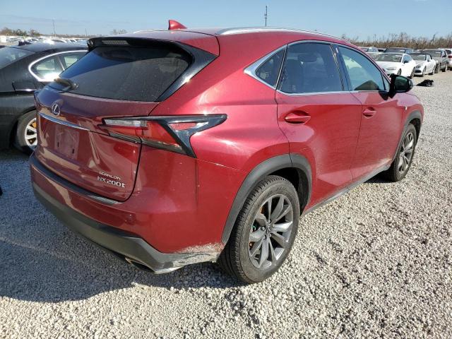 JTJYARBZ1F2018856 - 2015 LEXUS NX 200T RED photo 4