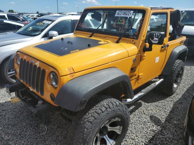 1C4AJWAG9CL241543 - 2012 JEEP WRANGLER S ORANGE photo 2