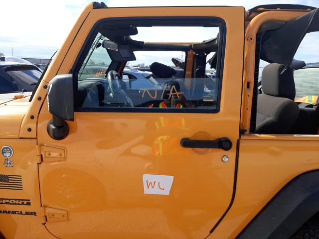 1C4AJWAG9CL241543 - 2012 JEEP WRANGLER S ORANGE photo 9