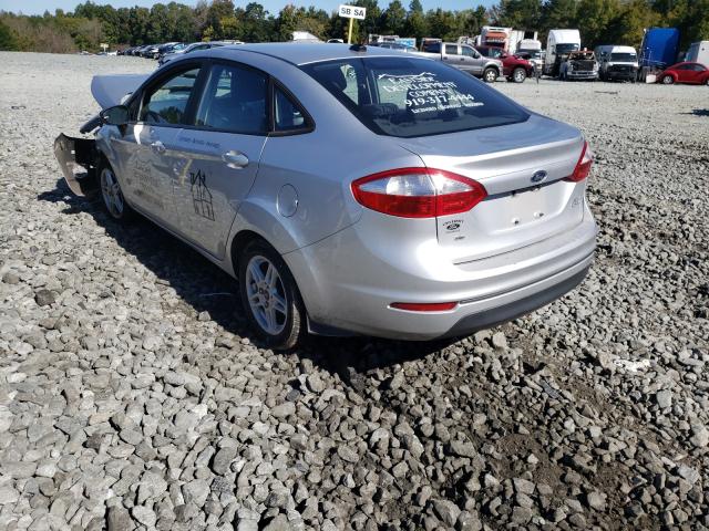 3FADP4BJ1KM110054 - 2019 FORD FIESTA SE SILVER photo 3