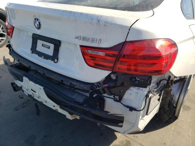 WBA4A9C59FD416637 - 2015 BMW 428 I GRAN WHITE photo 9