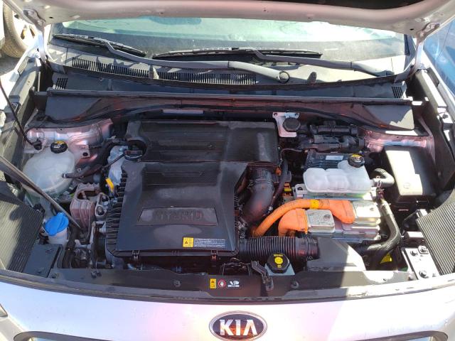 KNDCC3LCXK5221509 - 2019 KIA NIRO EX GRAY photo 7