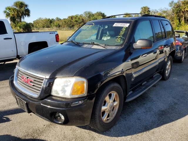 1GKDT13S022217085 - 2002 GMC ENVOY BLACK photo 2