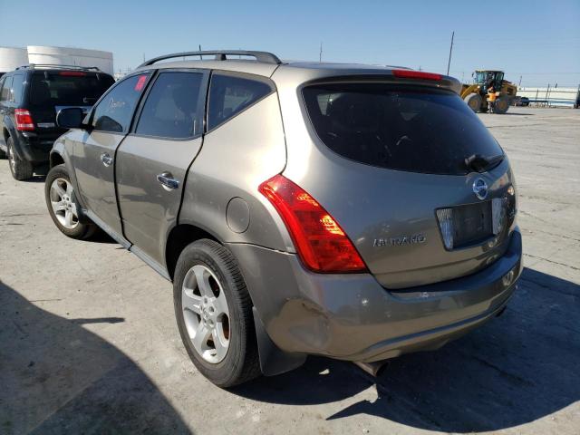 JN8AZ08W54W339279 - 2004 NISSAN MURANO SL GOLD photo 3