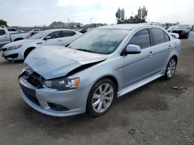 JA32U8FW7EU022485 - 2014 MITSUBISHI LANCER GT SILVER photo 2