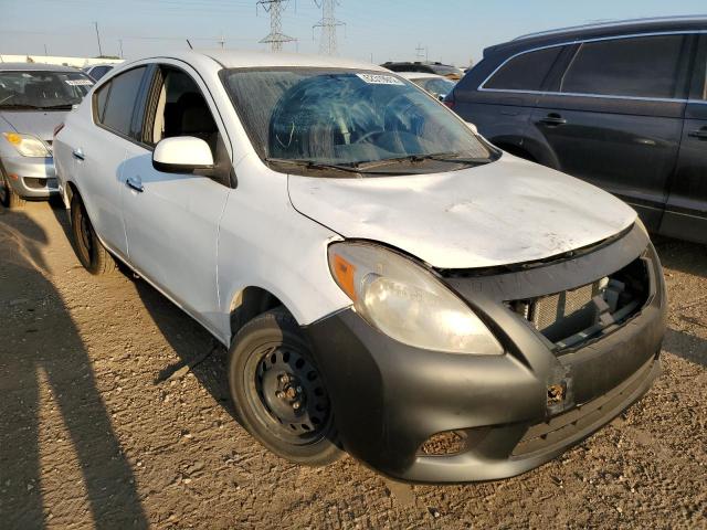 3N1CN7AP7EL834282 - 2014 NISSAN VERSA S WHITE photo 1