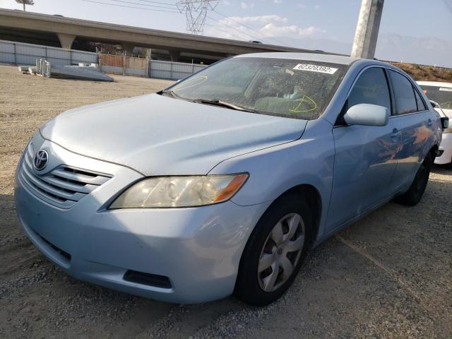 4T1BE46KX7U672740 - 2007 TOYOTA CAMRY CE BLUE photo 2