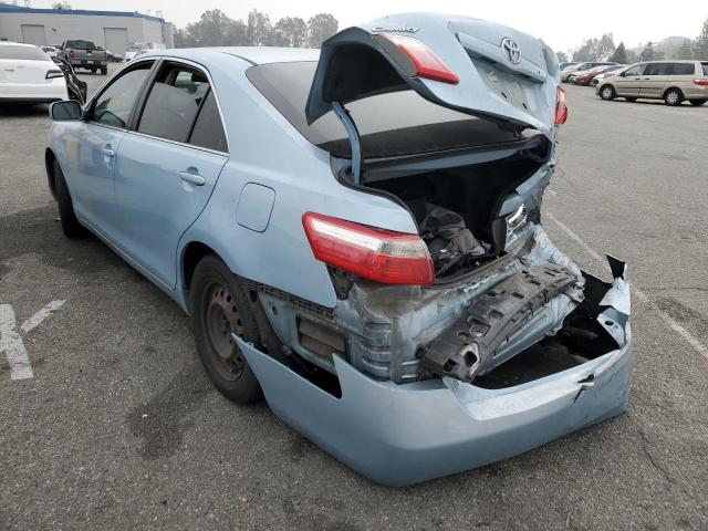 4T1BE46KX7U672740 - 2007 TOYOTA CAMRY CE BLUE photo 3