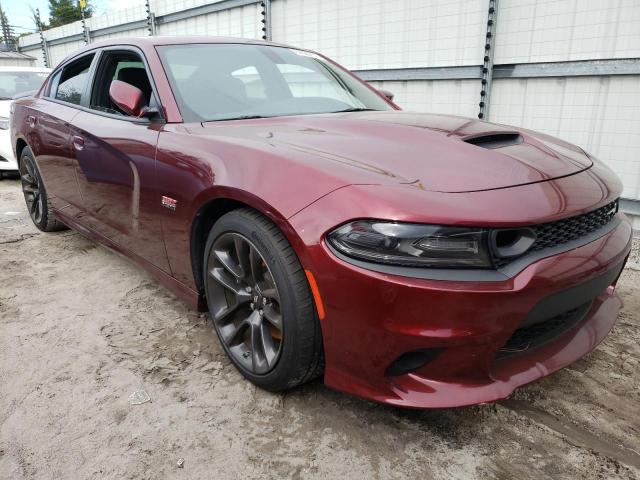 2C3CDXGJ8LH216403 - 2020 DODGE CHARGER SC BURGUNDY photo 1