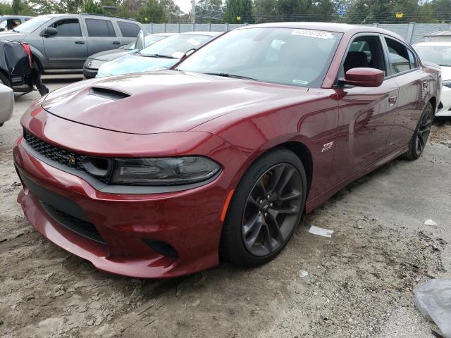 2C3CDXGJ8LH216403 - 2020 DODGE CHARGER SC BURGUNDY photo 2