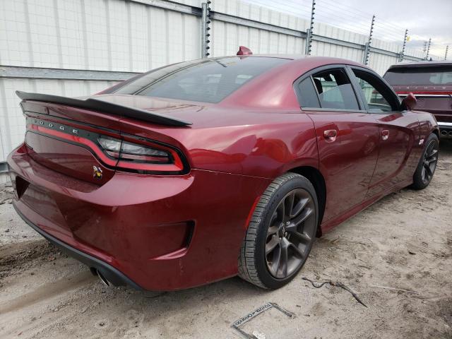 2C3CDXGJ8LH216403 - 2020 DODGE CHARGER SC BURGUNDY photo 4