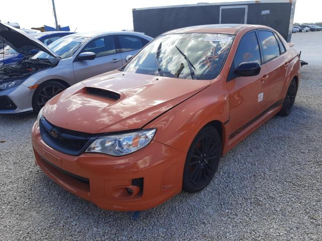 JF1GV7F6XDG025527 - 2013 SUBARU IMPREZA WR ORANGE photo 2