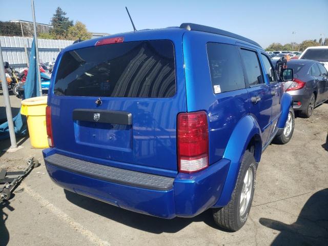 1D8GU28K58W178968 - 2008 DODGE NITRO SXT BLUE photo 4