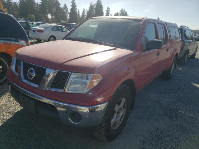 1N6AD09W07C412876 - 2007 NISSAN FRONTIER C RED photo 2